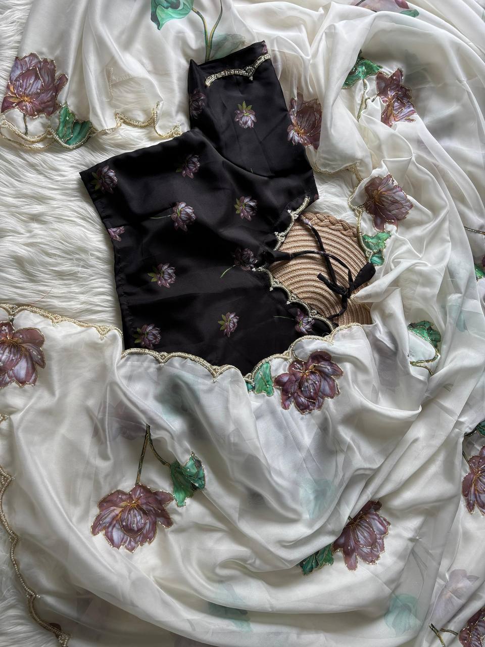 Designs handwork saree