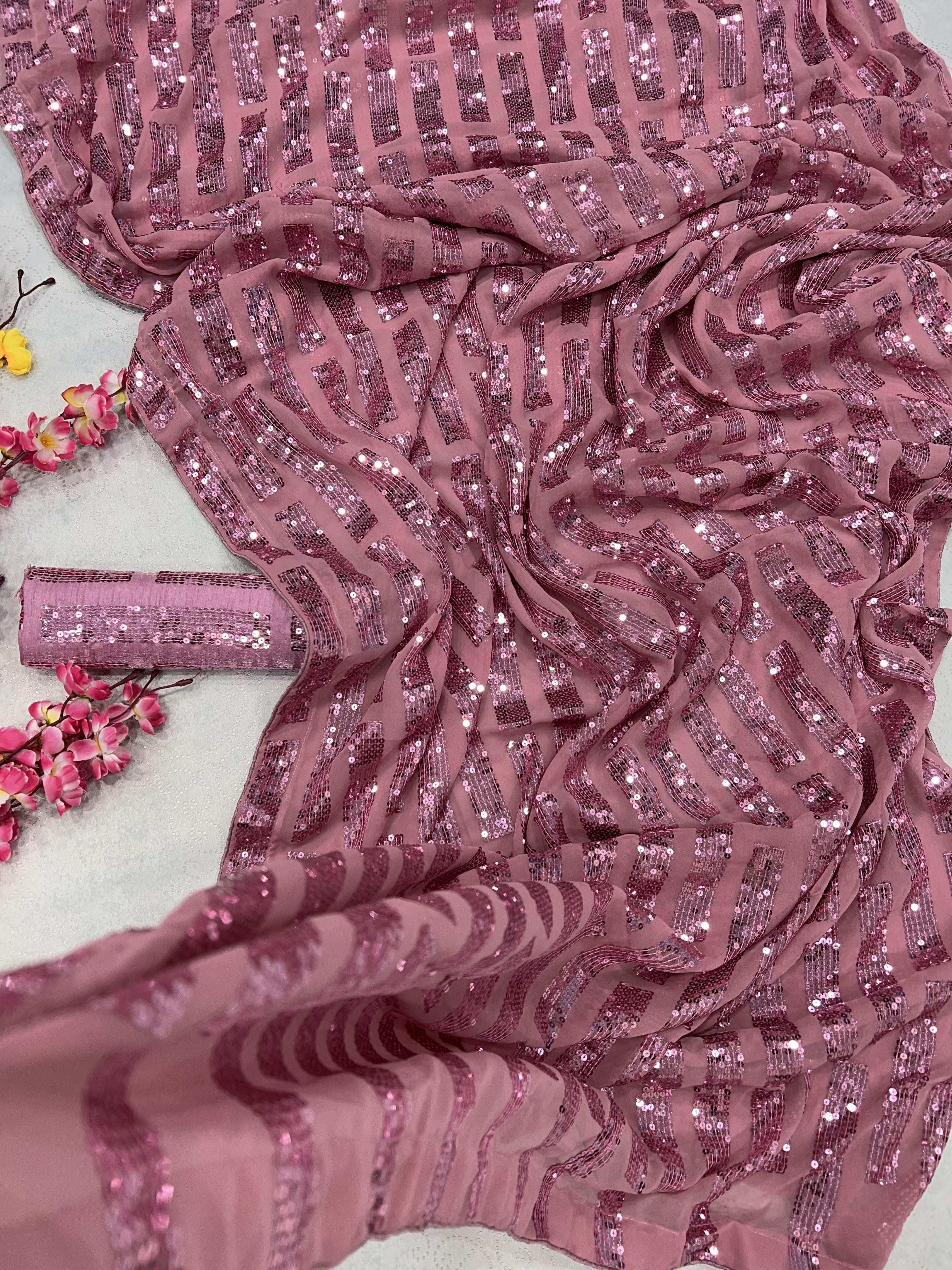 CELEBRITY STYLE SEQUENCE SAREE