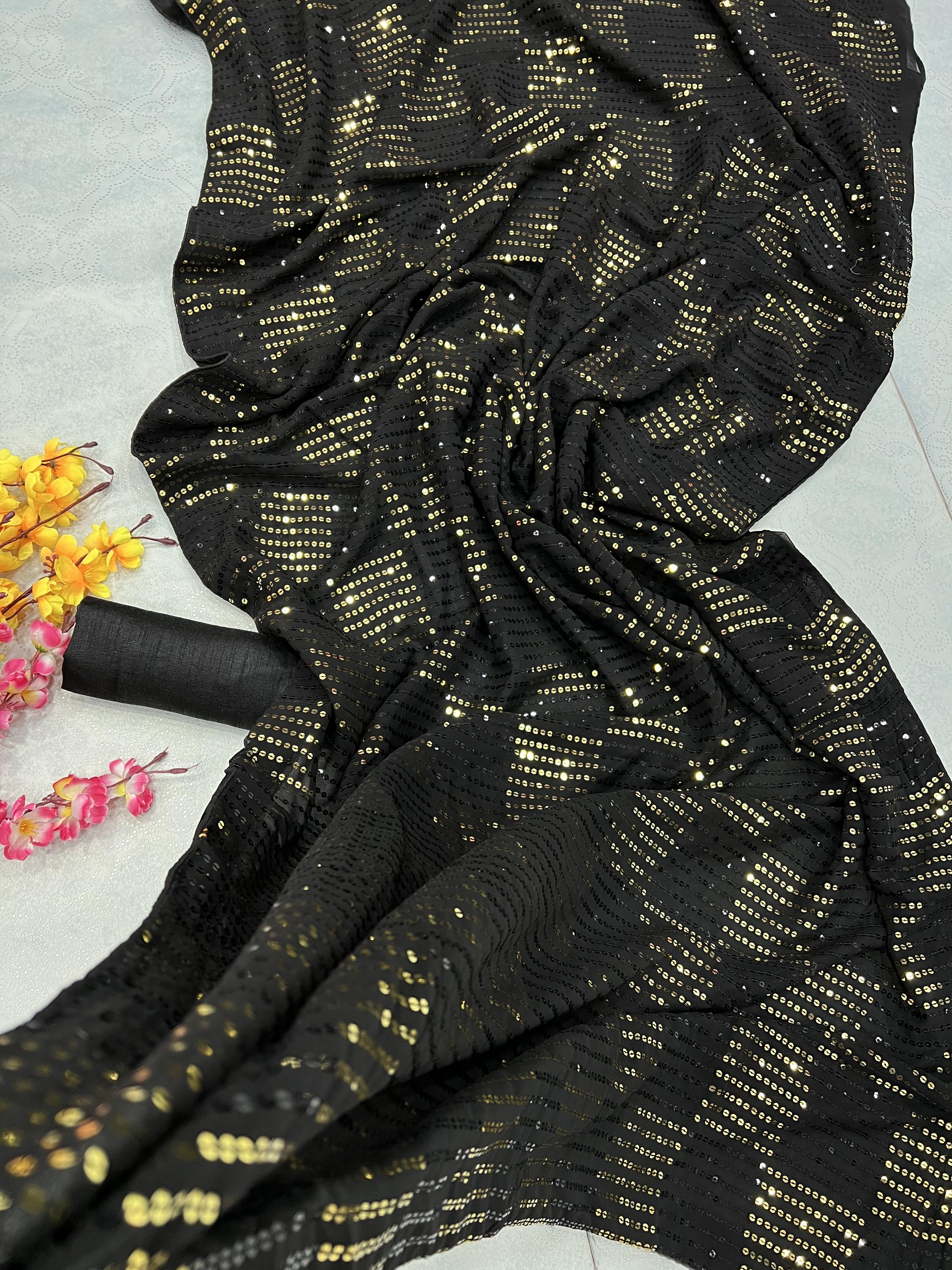 exclusive Sequance saree