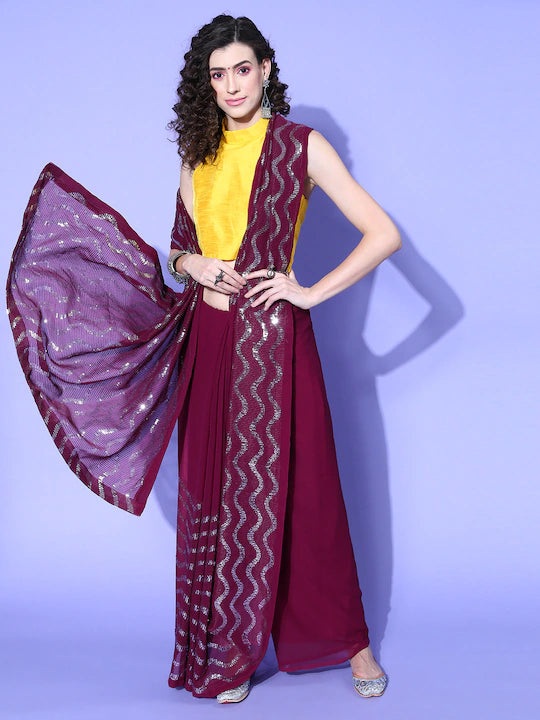 amazing designer Sequance Saree