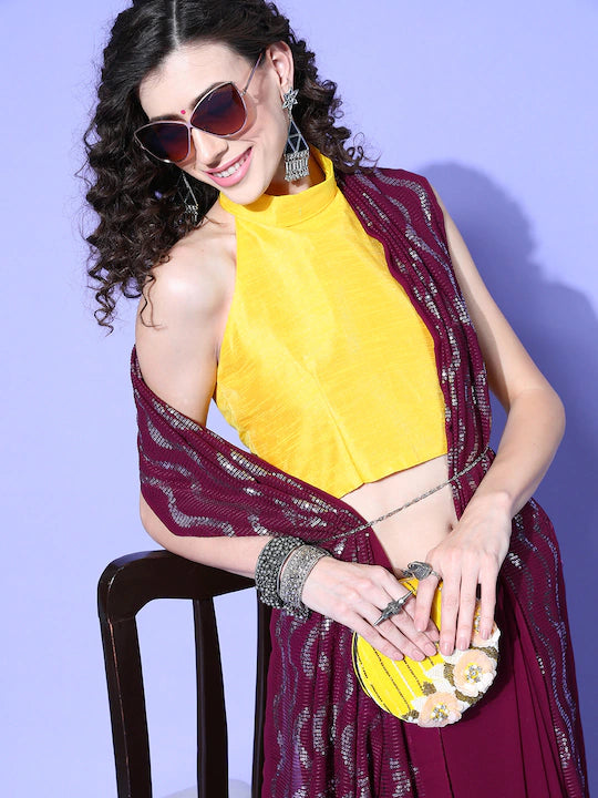 amazing designer Sequance Saree