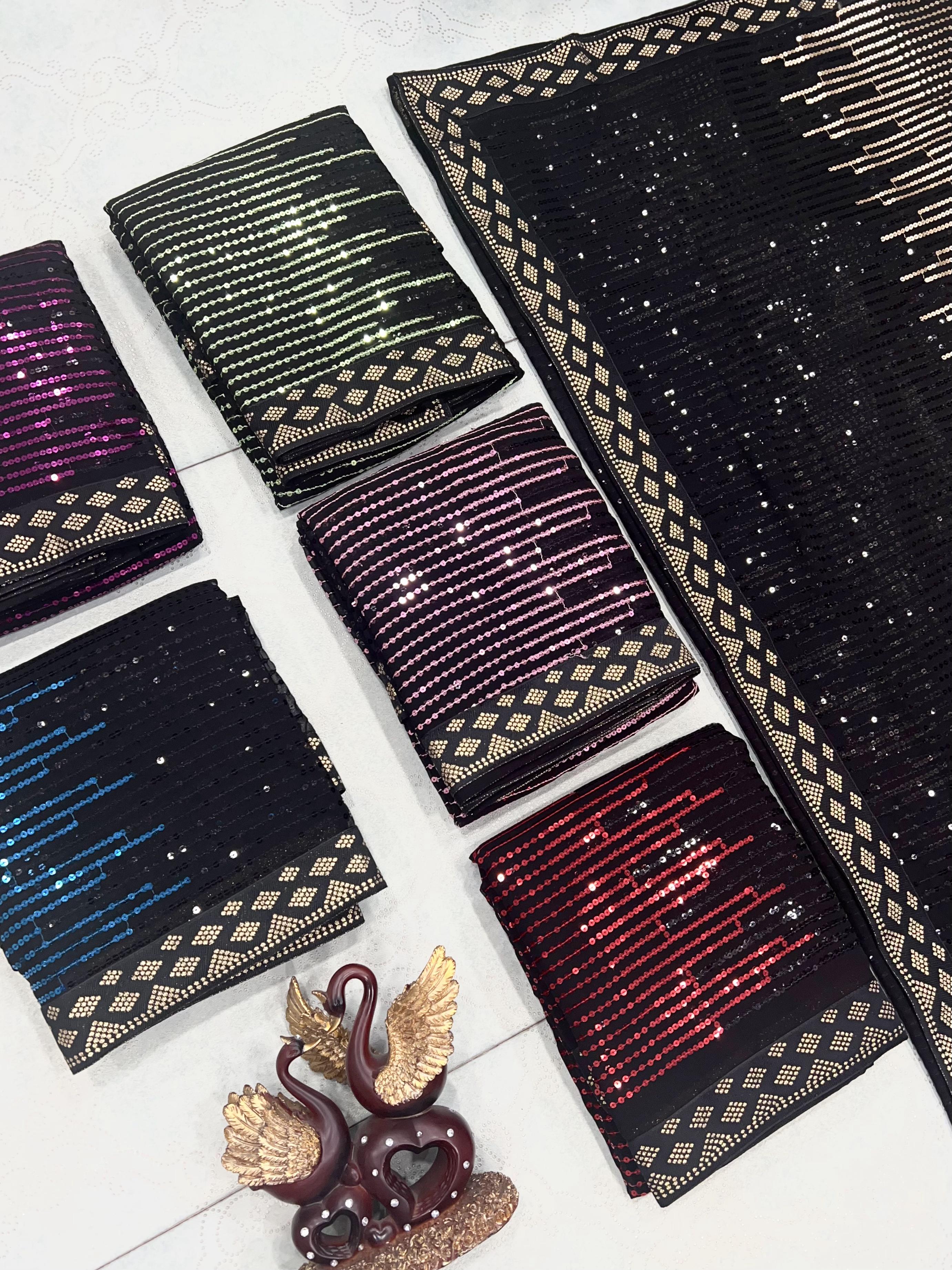 Exclusive Designer sequence saree