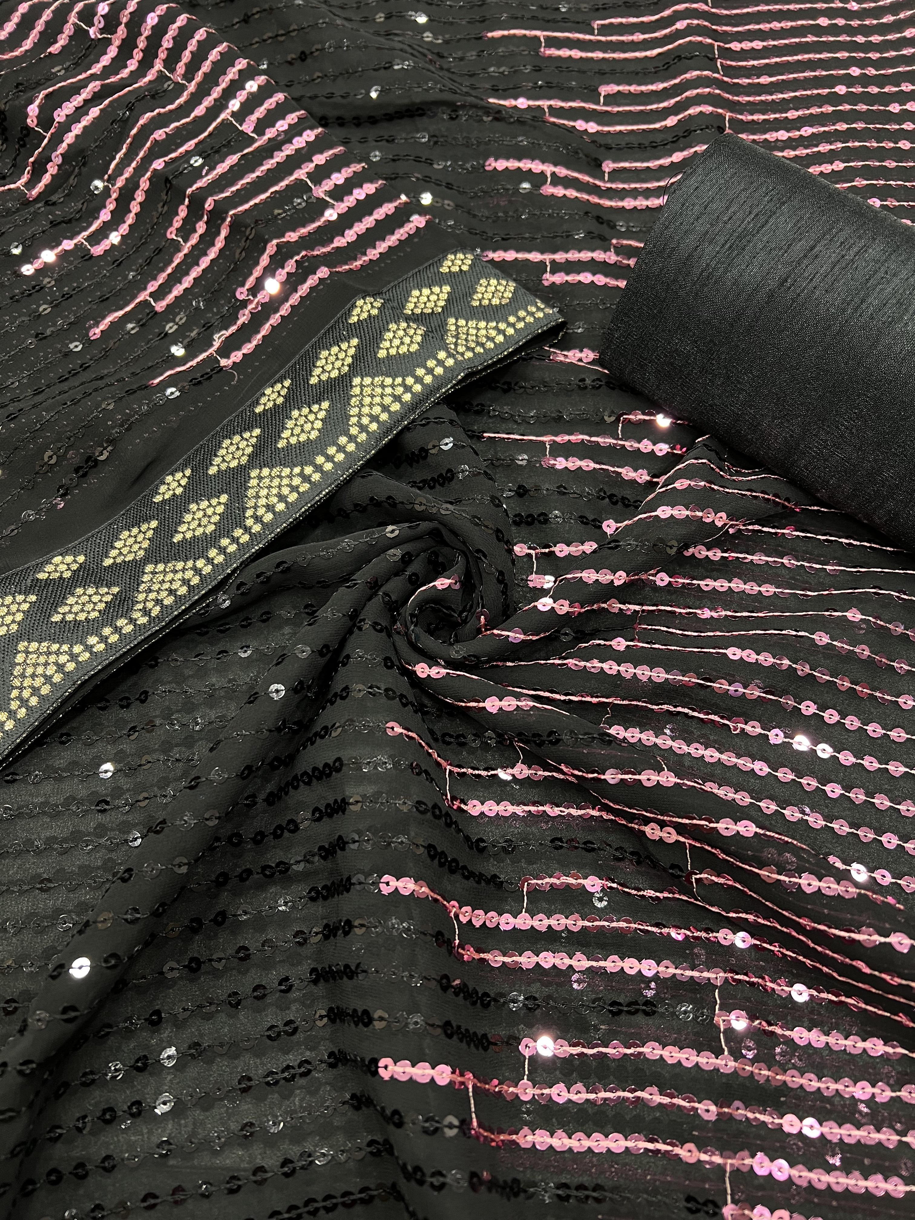 Exclusive Designer sequence saree