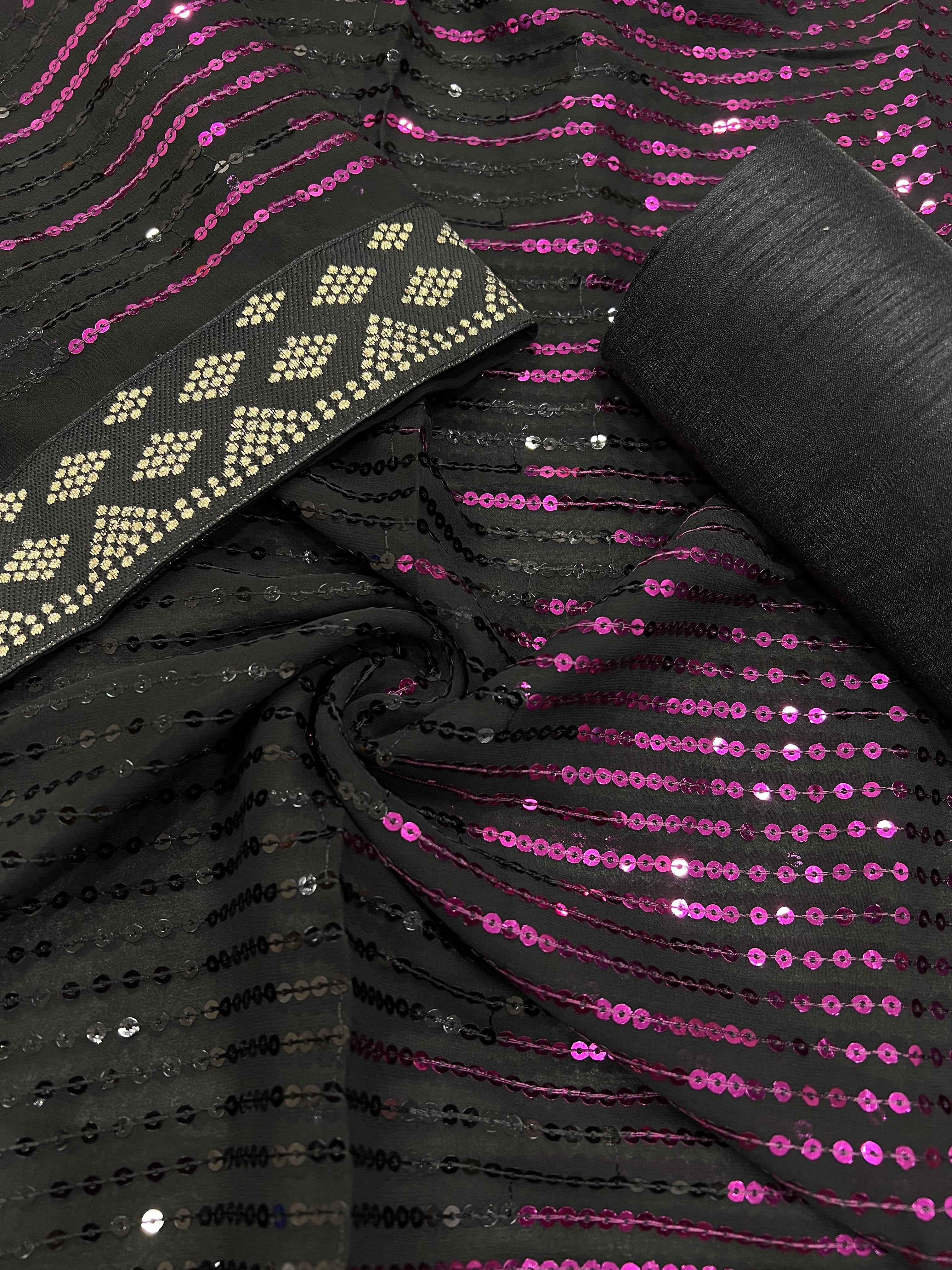 Exclusive Designer sequence saree