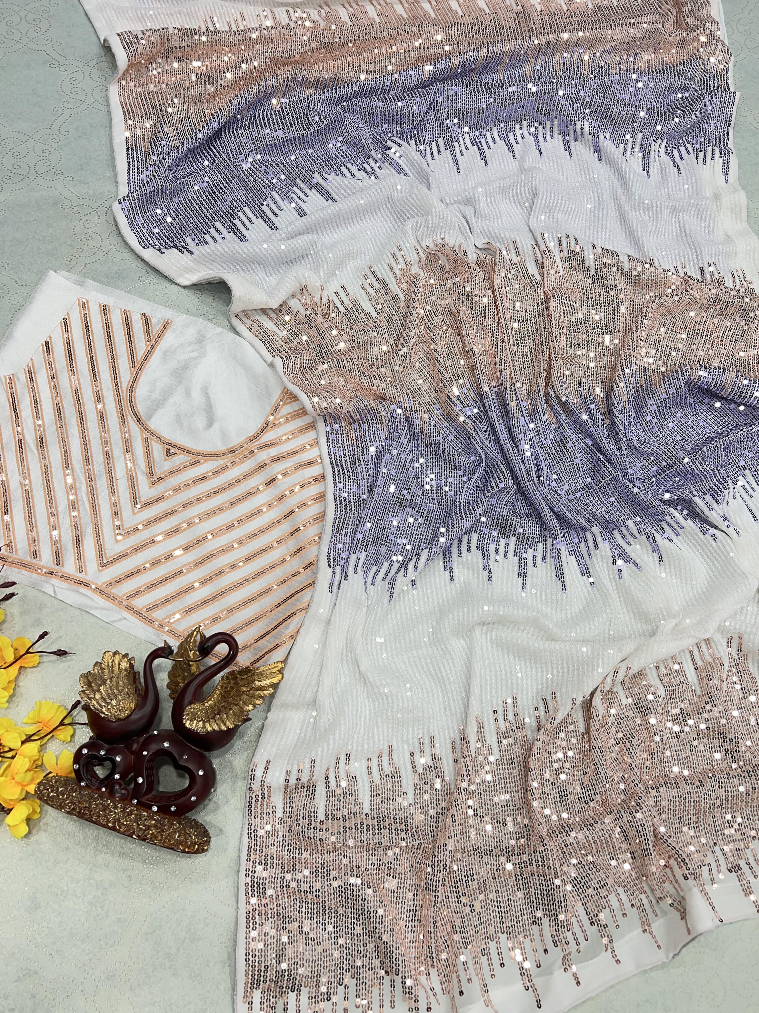 Celebrity inspired Beautiful SequanceSaree