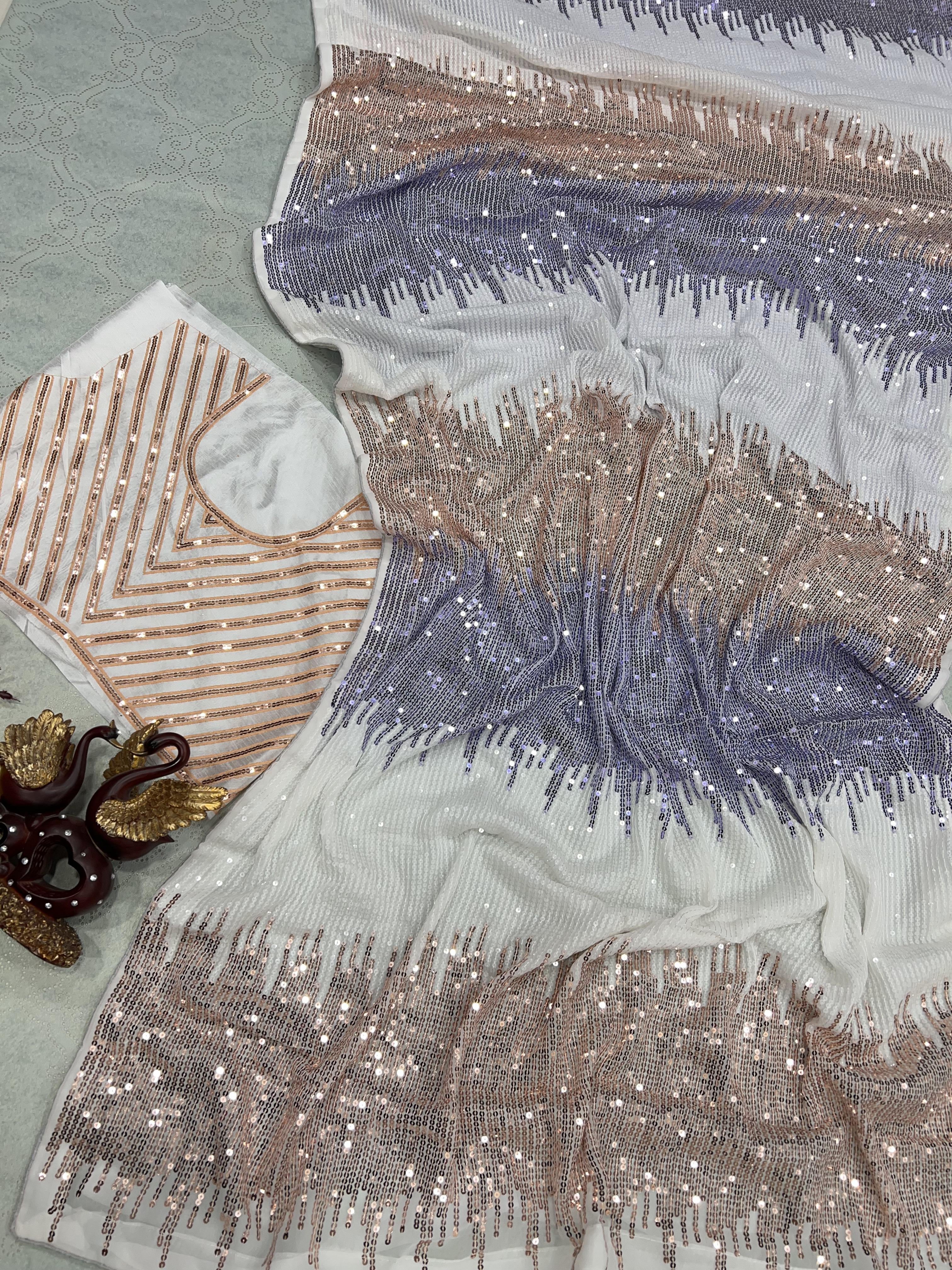 Celebrity inspired Beautiful SequanceSaree