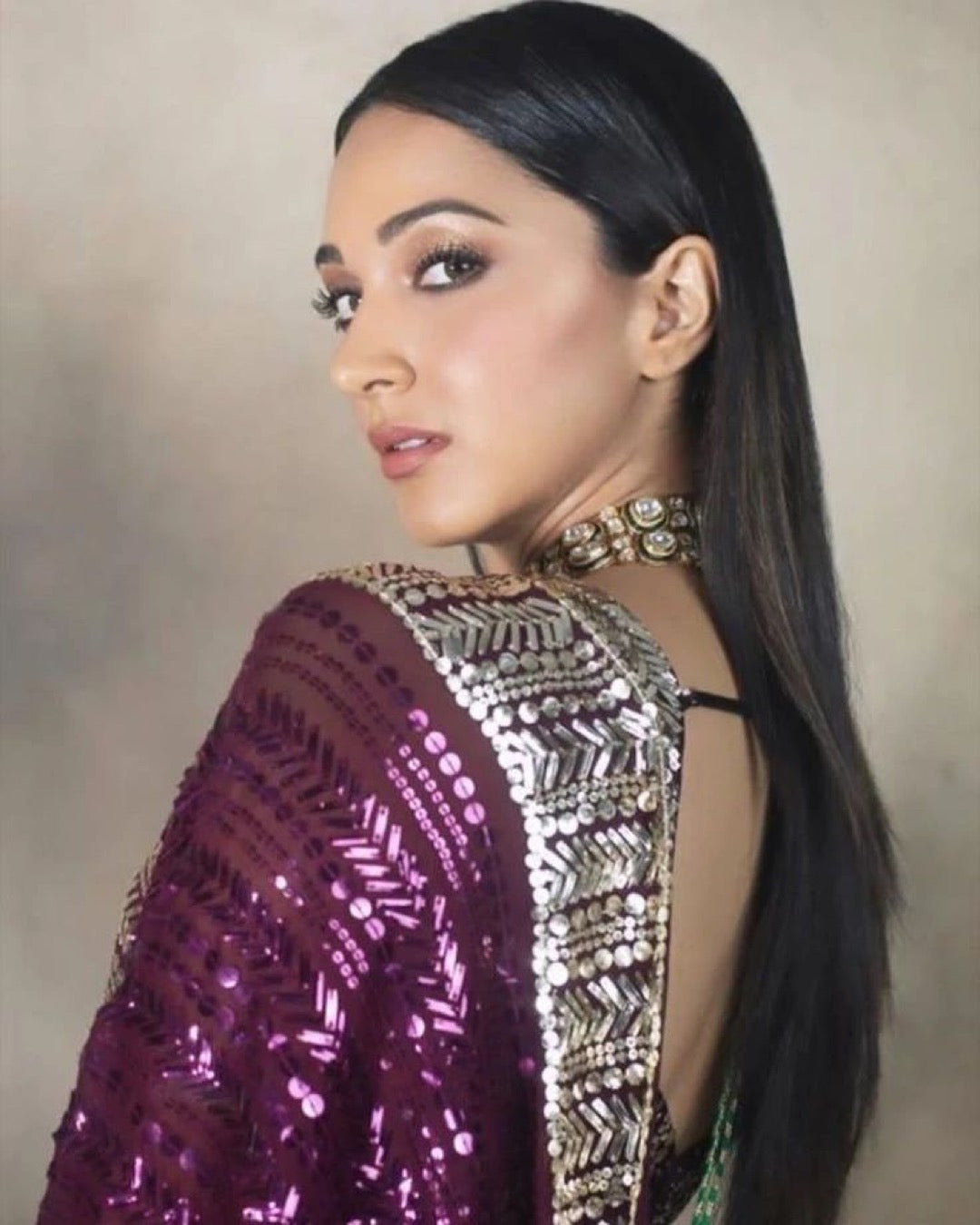 BEAUTIFUL COLOR IN PREMIUM SEQUINS SAREE