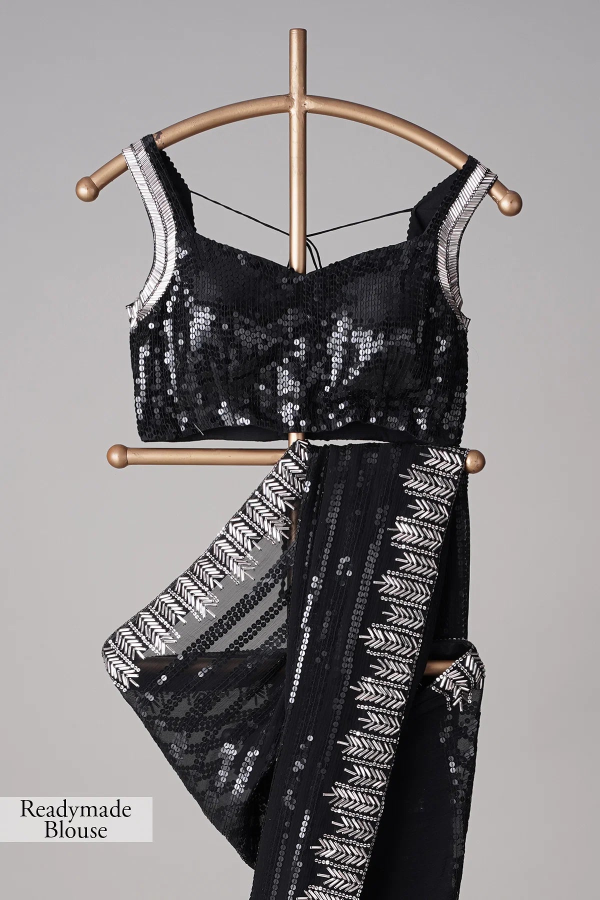 BEAUTIFUL COLOR IN PREMIUM SEQUINS SAREE