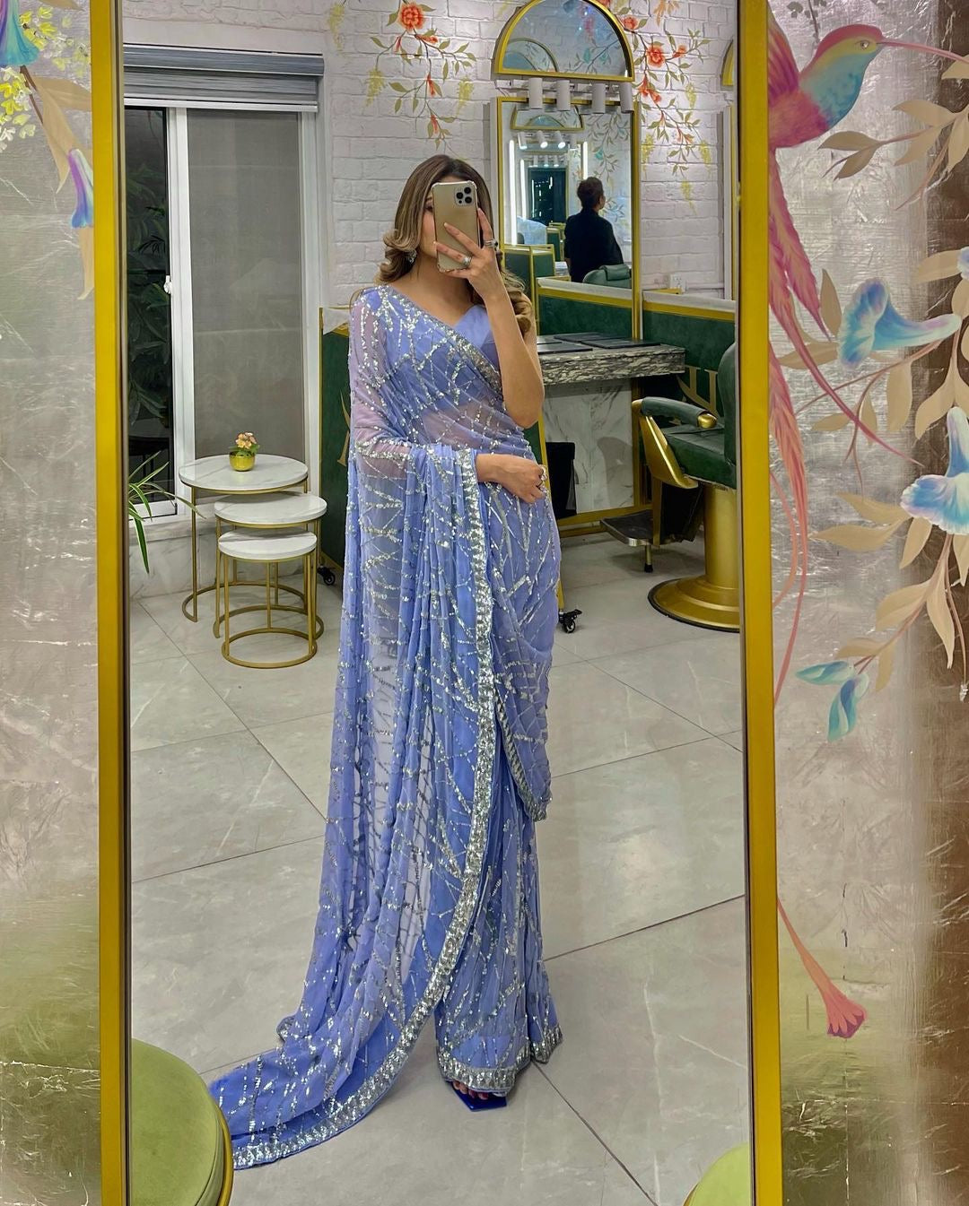 Exclusive sequance saree