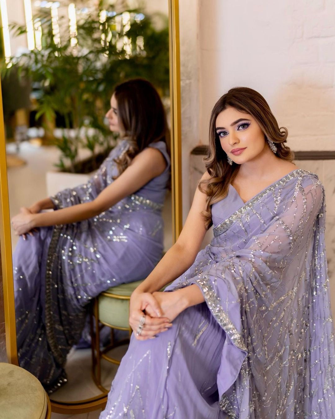 Exclusive sequance saree