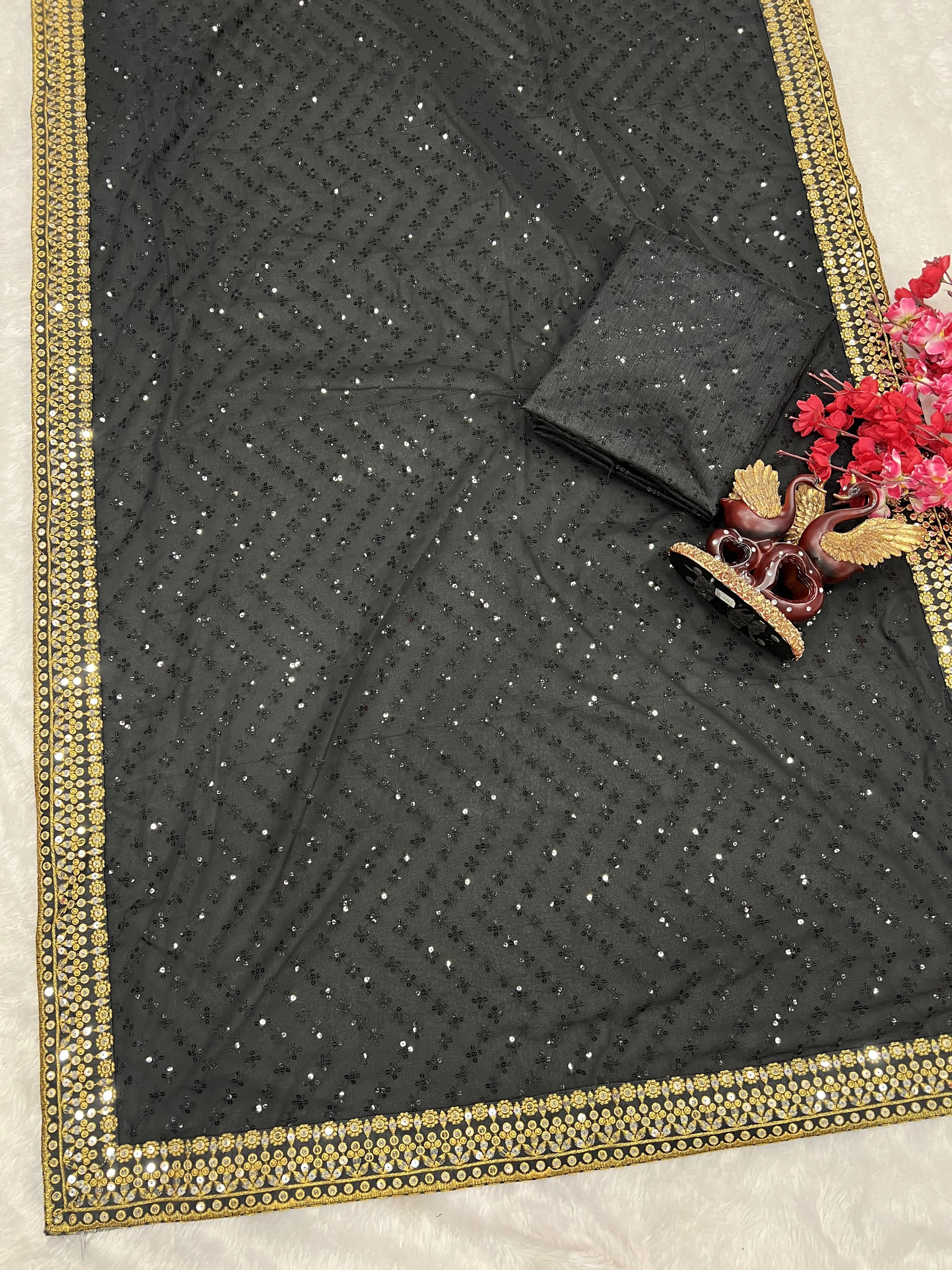 exclusive bollywood designer sequance saree