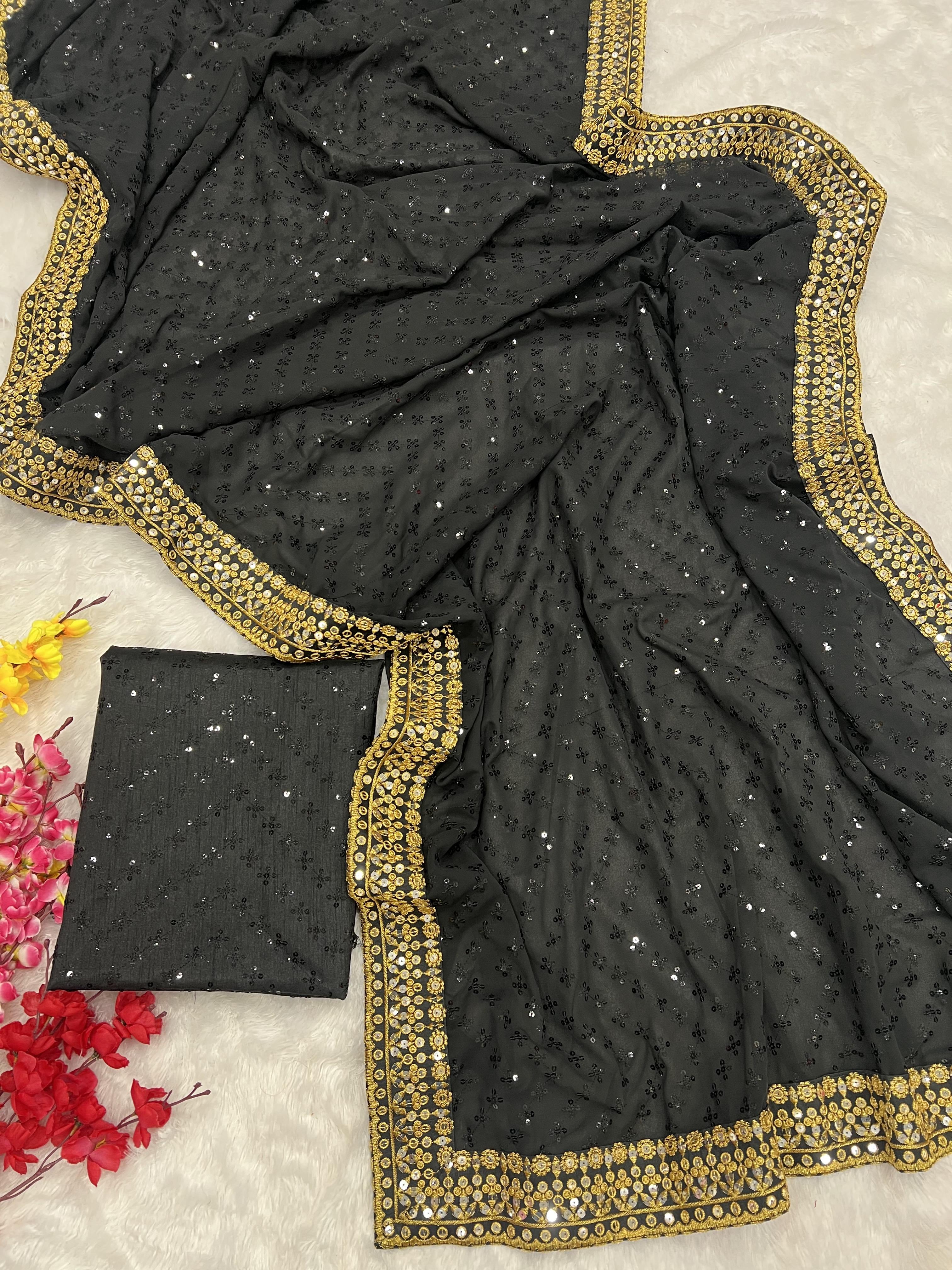 exclusive bollywood designer sequance saree