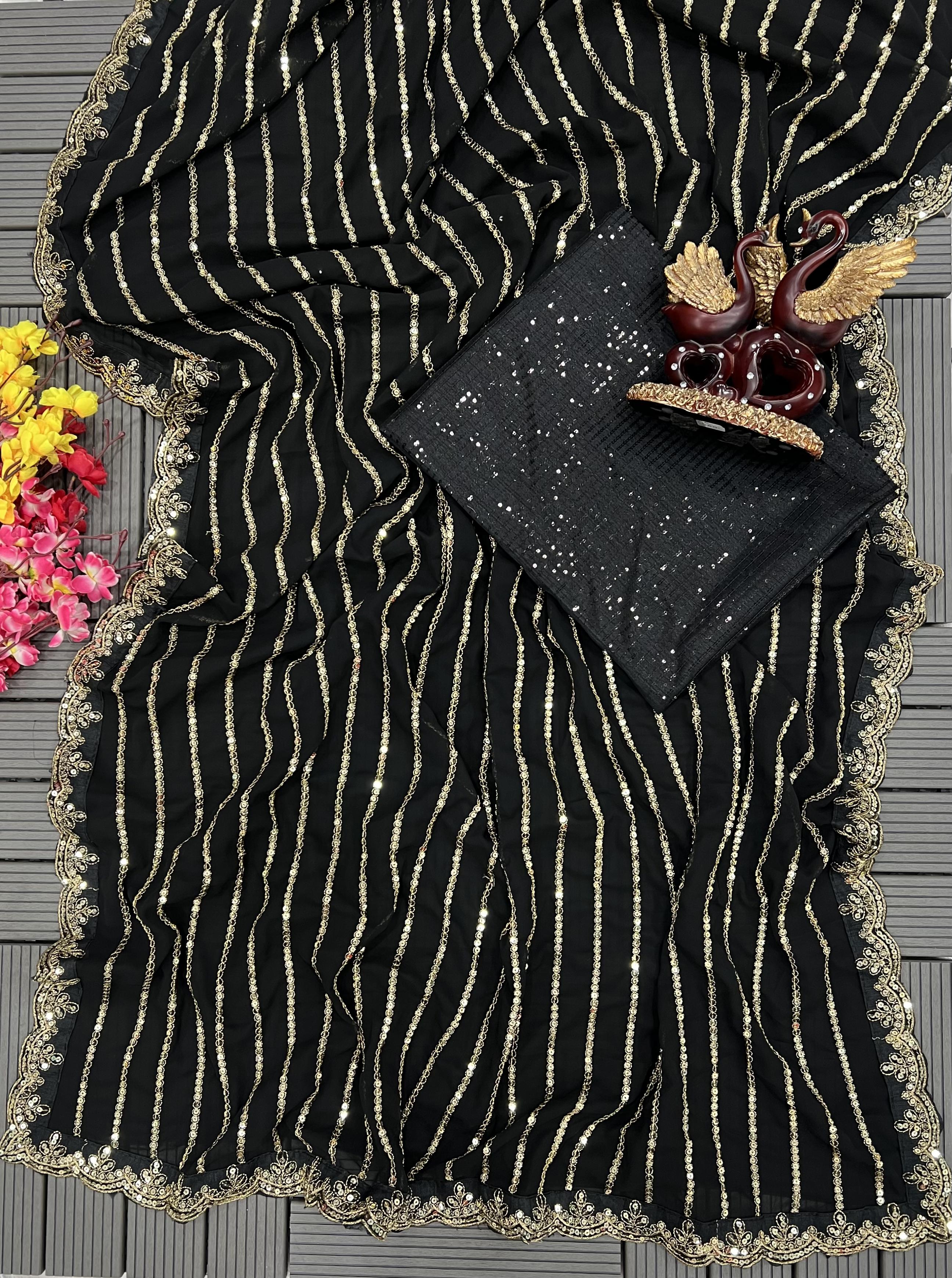 SUPERHIT CELEBRITY STYLE SEQUENCE SAREE