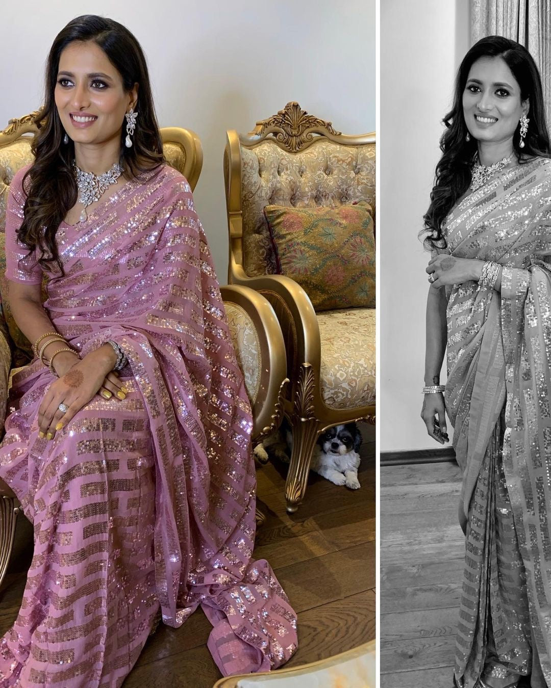 CELEBRITY STYLE SEQUENCE SAREE