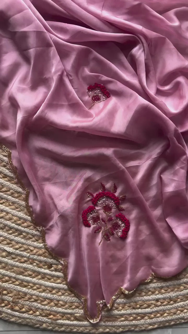 Festival Special Soft Two Tone Rangoli Silk Saree With Velvet 9000 Blouse