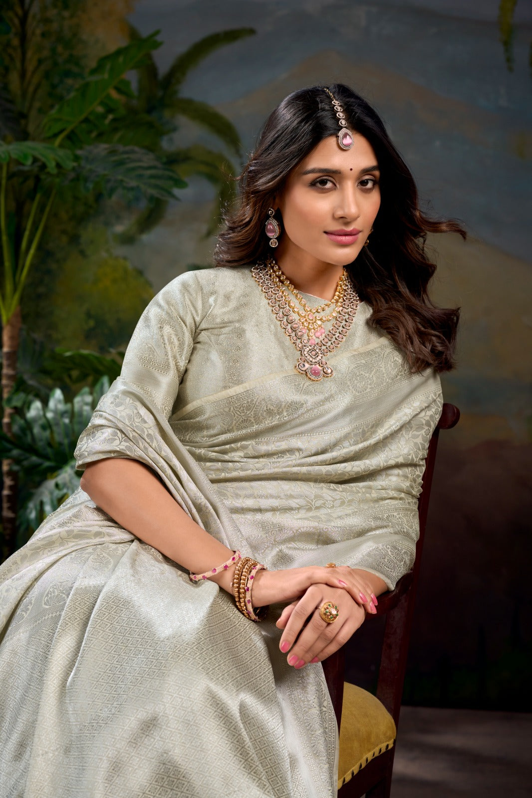 Kanjivaram Zari Weaving Work Saree