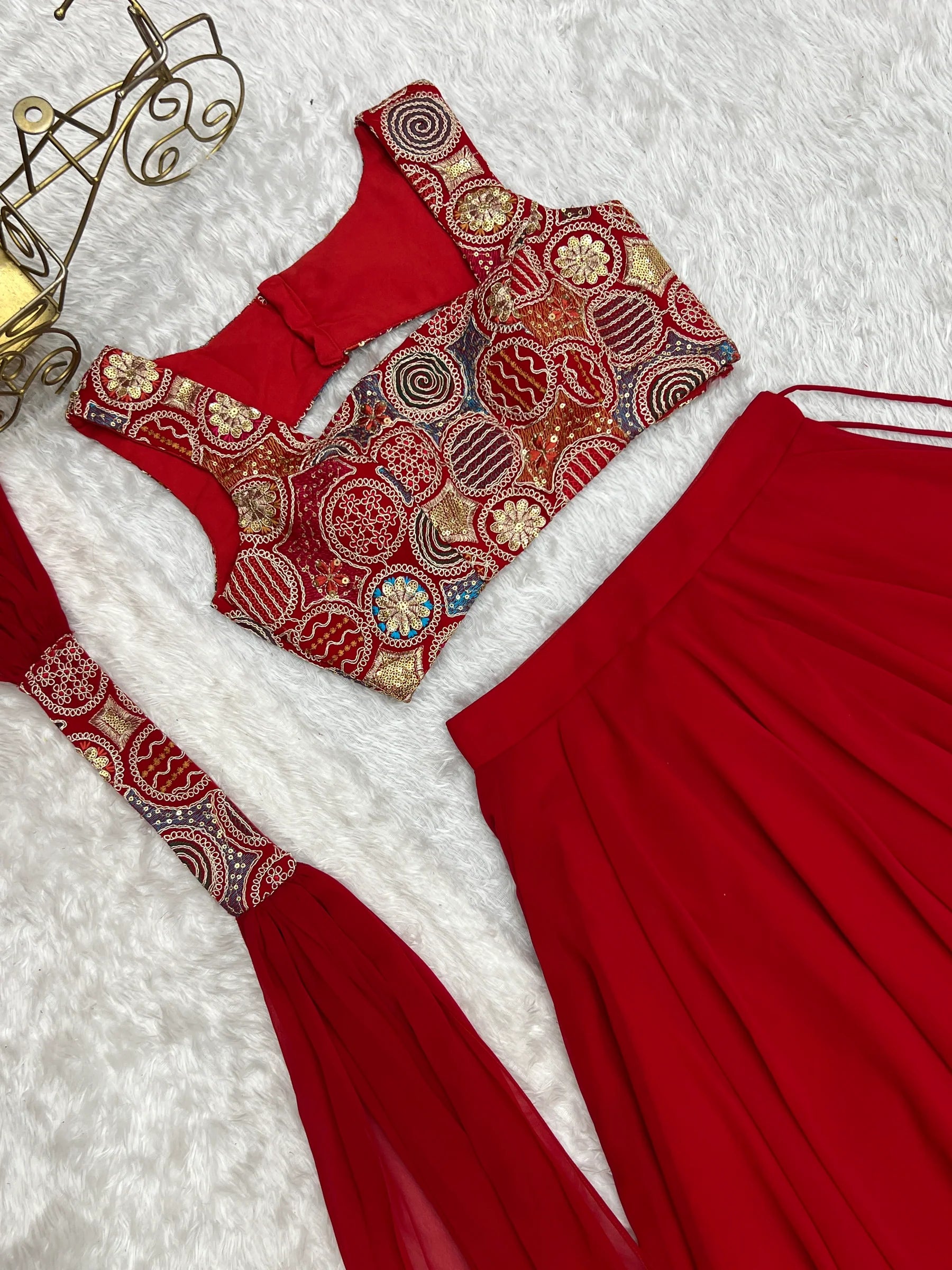 Elegant Ready to wear Anarkali Suit for Women | Designer Bandhej Work Ethnic Wear