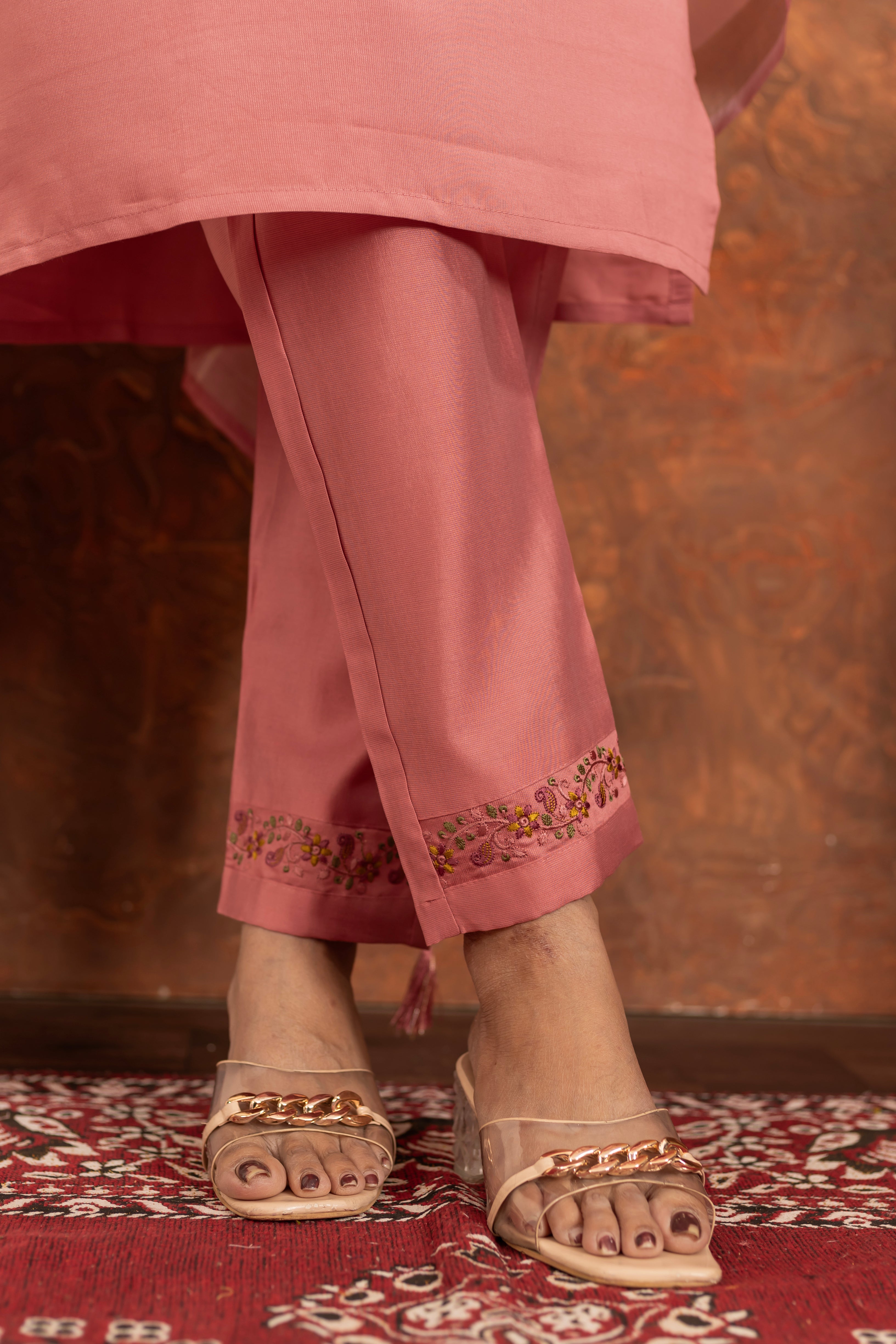 Elegant Straight Kurti Pant Dupatta