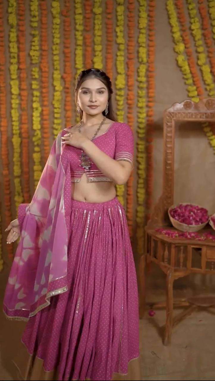 Launching Navratri Special Lehenga Choli With 6 Meter Heavy Flair