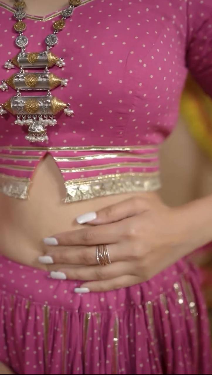 Launching Navratri Special Lehenga Choli With 6 Meter Heavy Flair