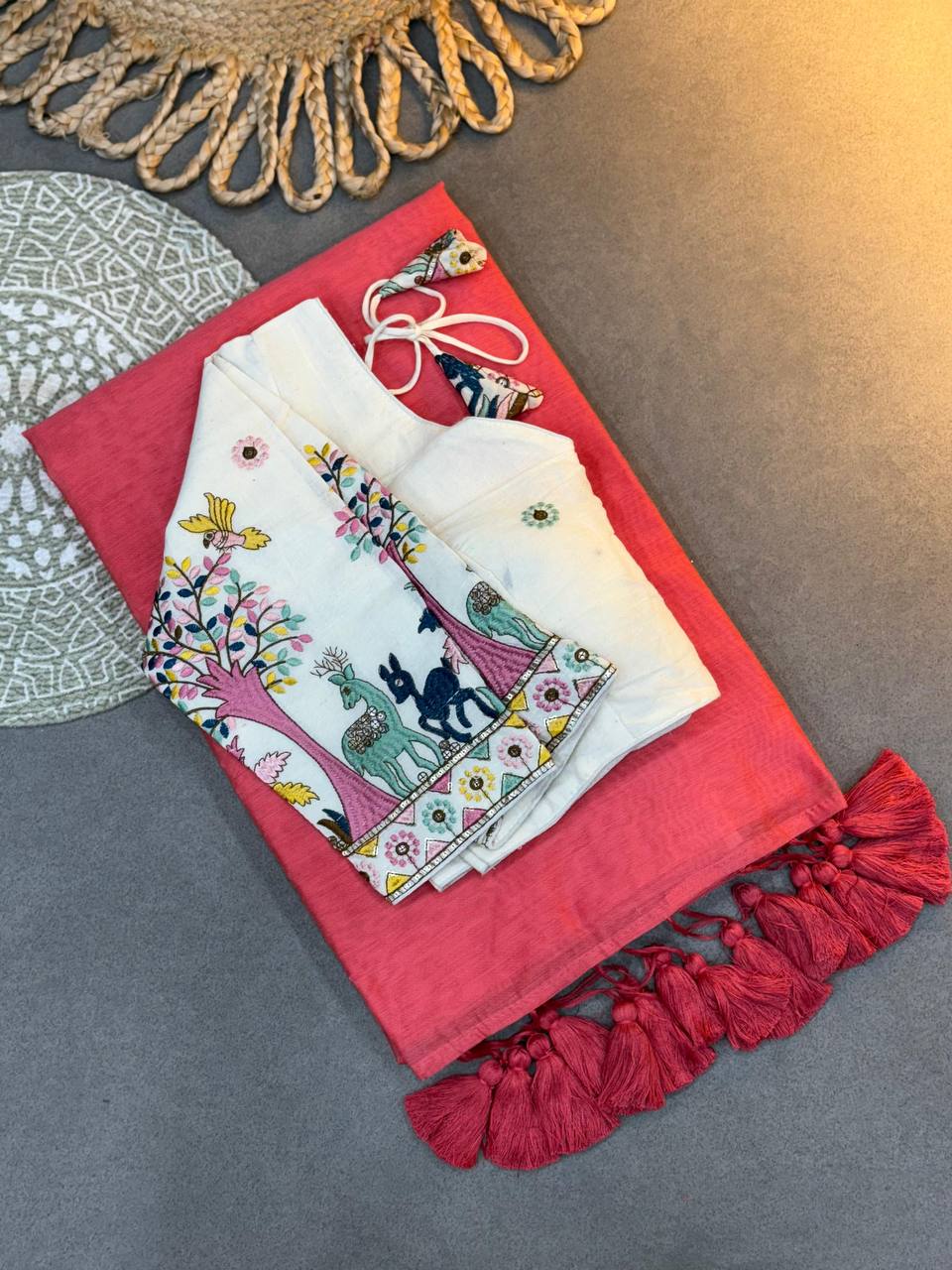 *PRESENTING KHADI COTTON SAREE*