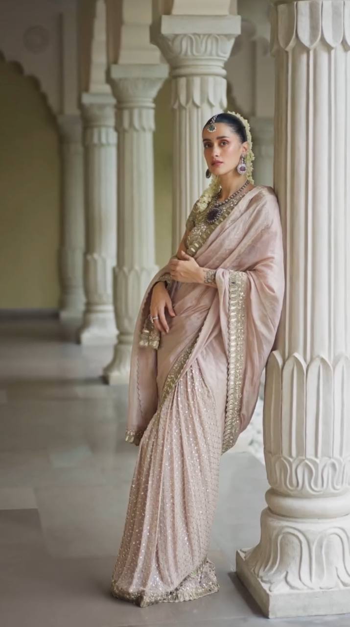 Best Ever and Traditional Designer Mirror work Saree