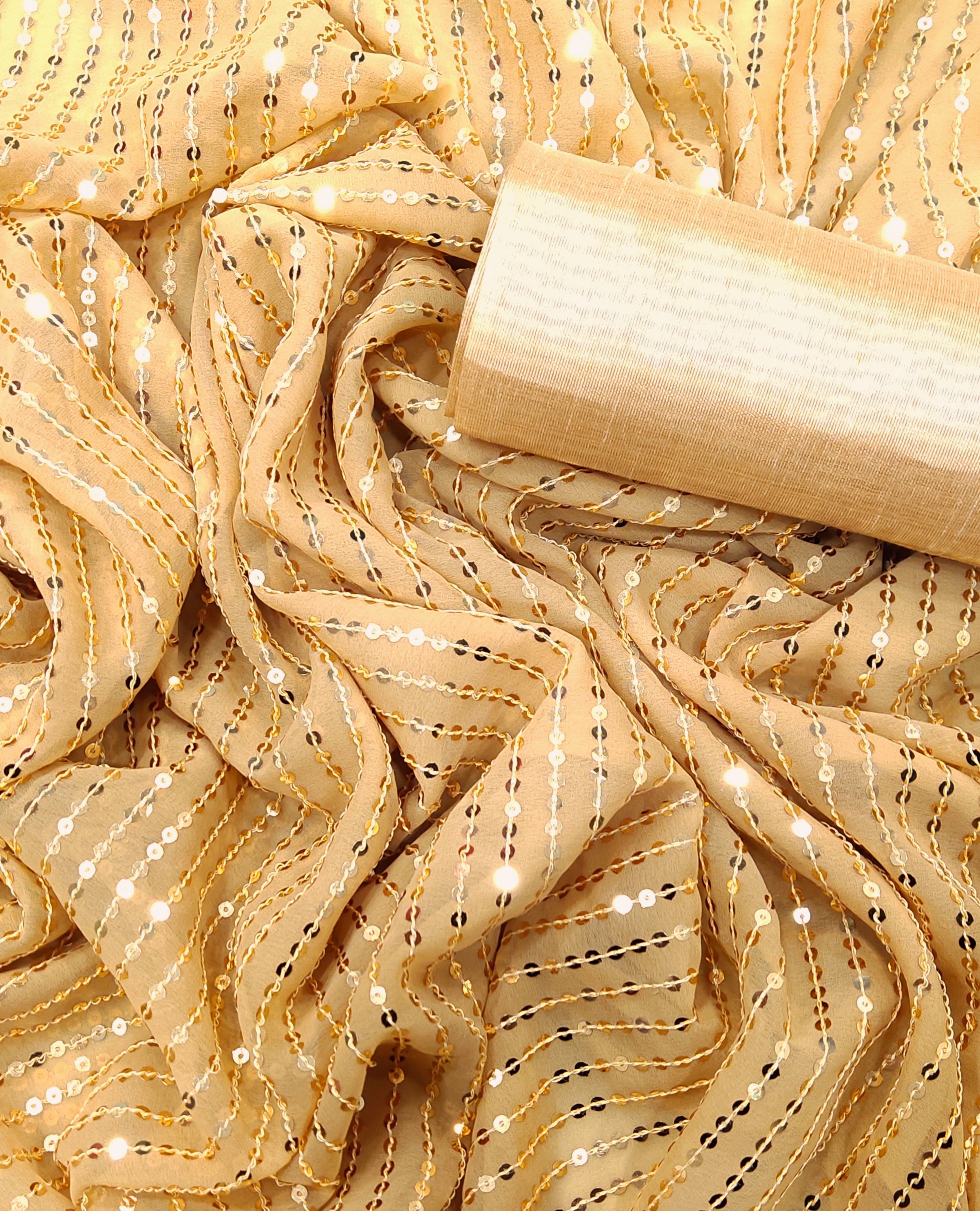 Celebrity Style Beautyful sequence saree