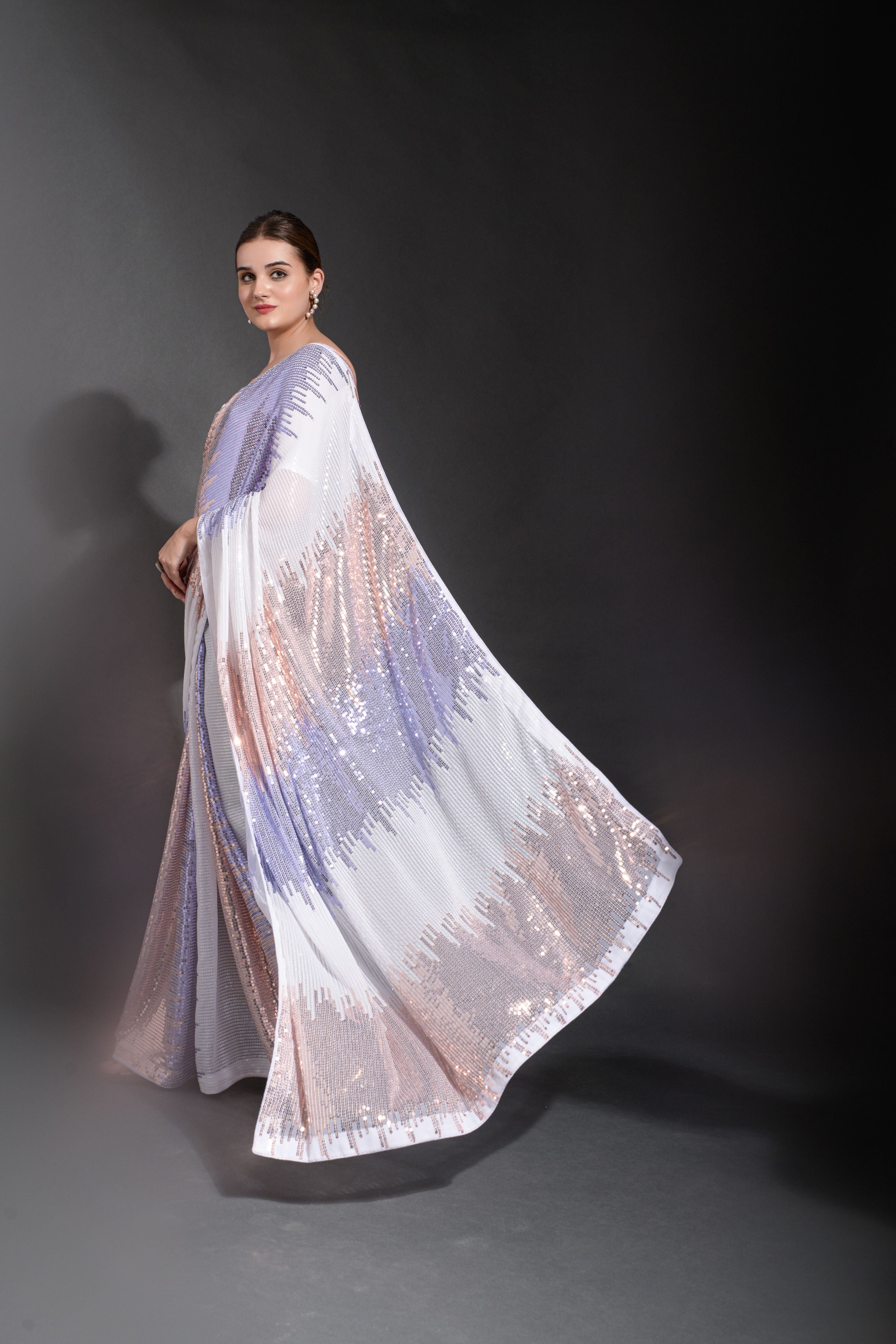 Celebrity inspired Beautiful SequanceSaree