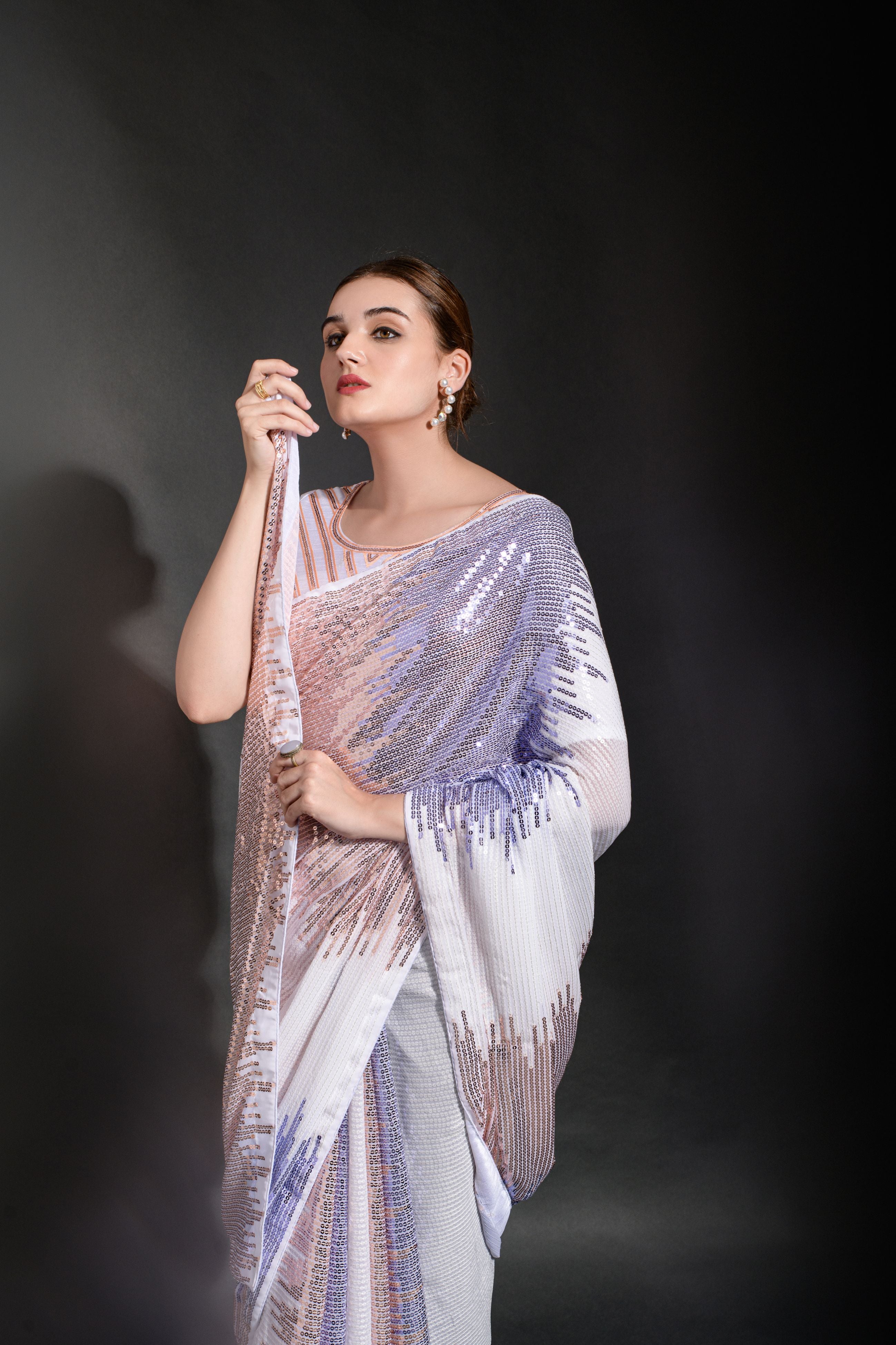 Celebrity inspired Beautiful SequanceSaree