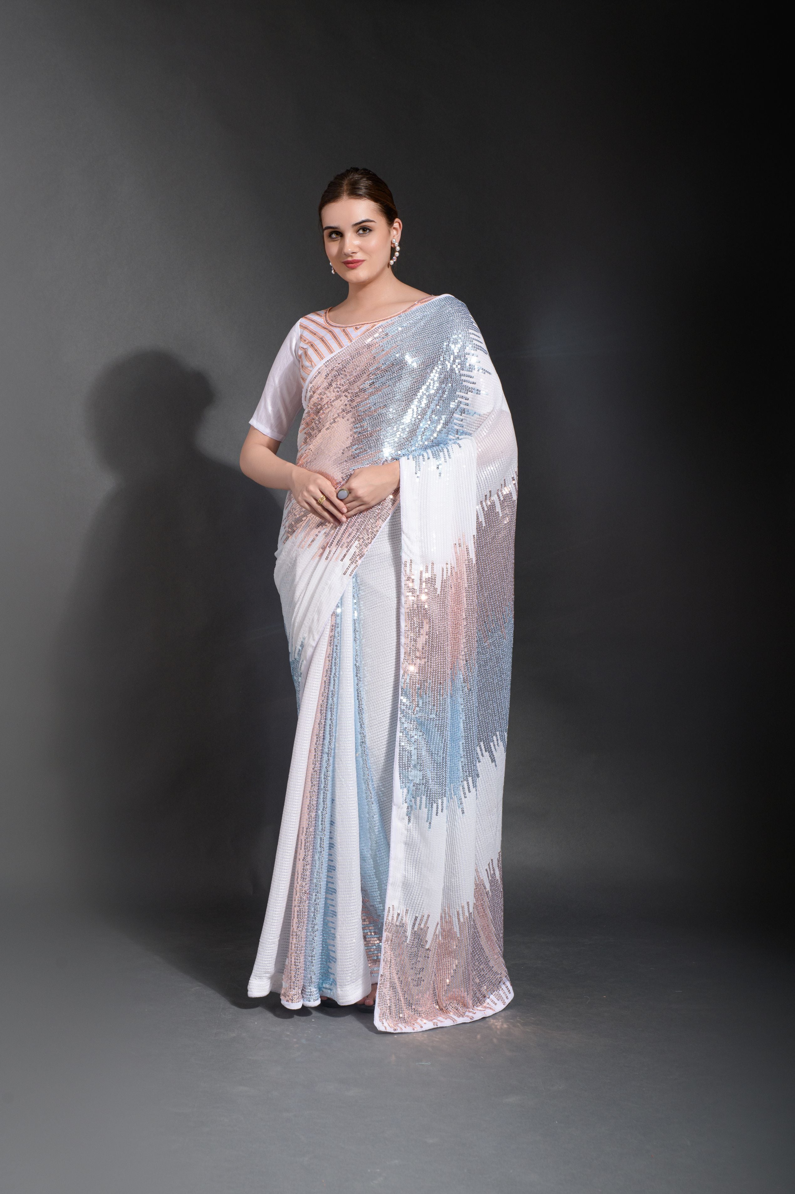 Celebrity inspired Beautiful SequanceSaree