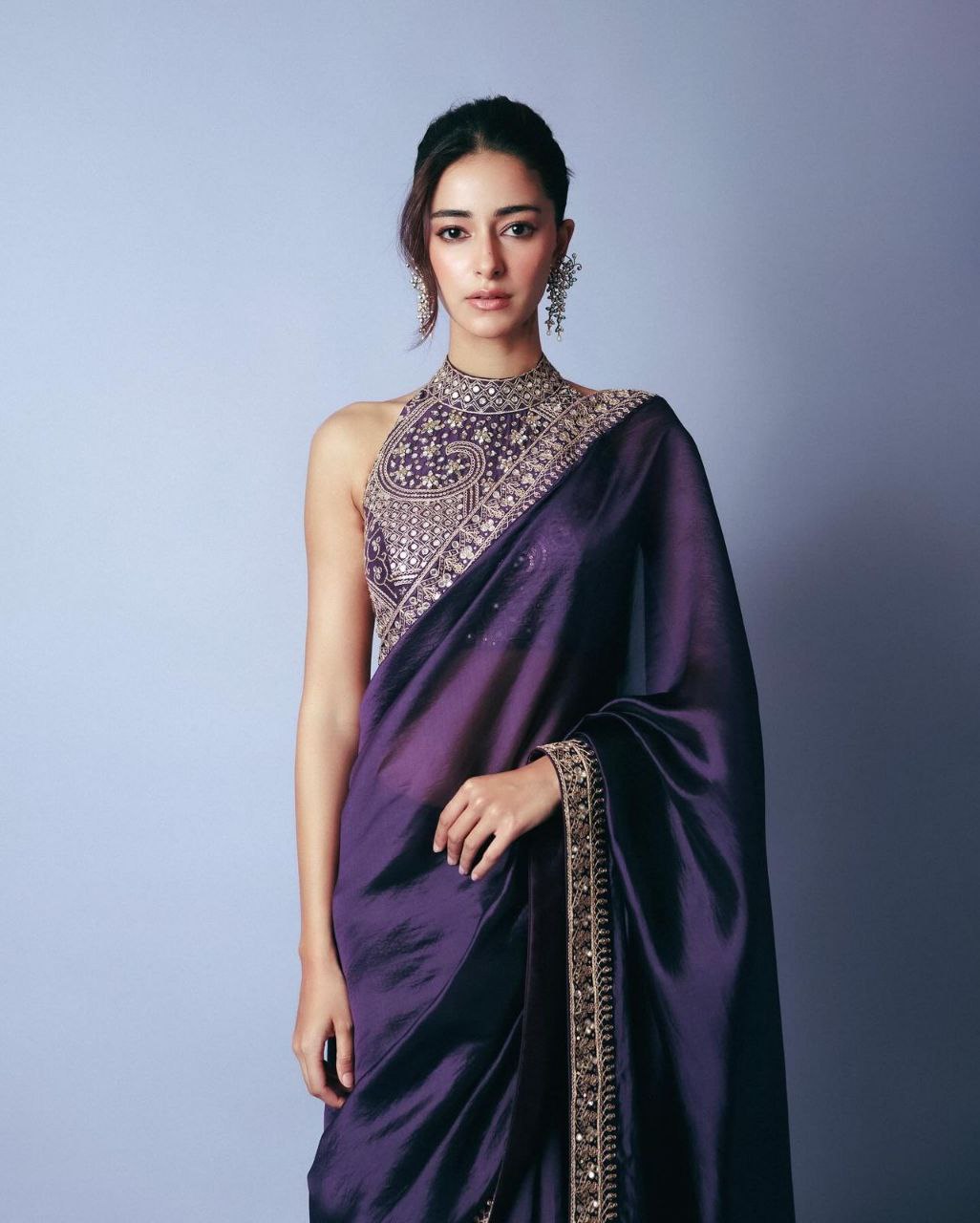 Ananya Panday inspired designer saree
