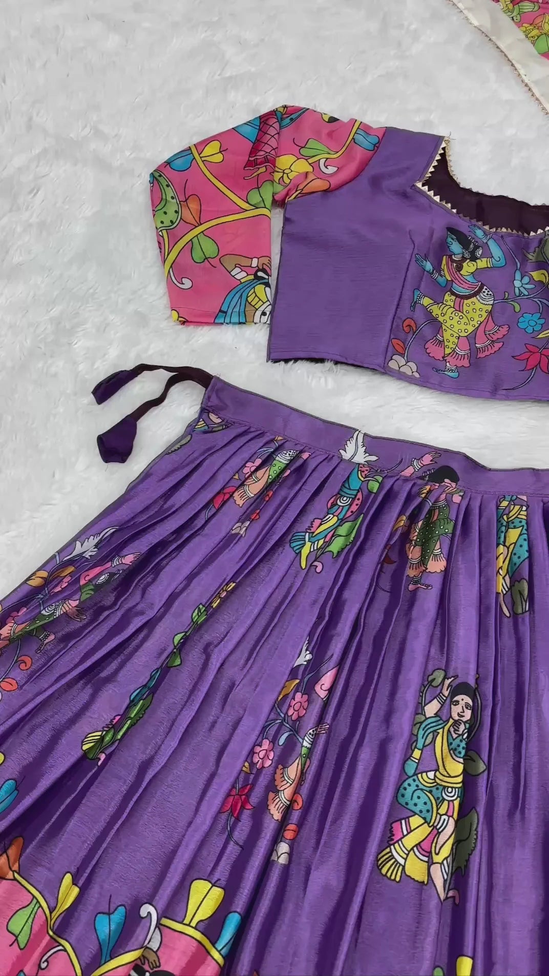 Floral Fantasy: Kalamkari Lehengas for a Majestic Look