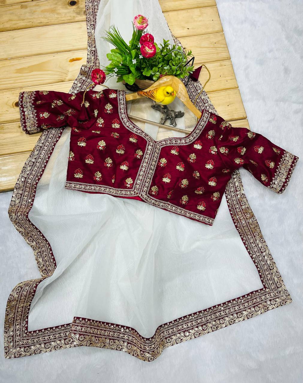 Banarasi crush Saree