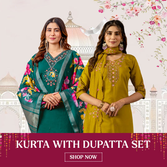 Kurta With Dupatta Set