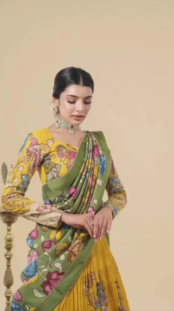 Heritage Reimagined: Kalamkari Lehengas with a Modern Twist