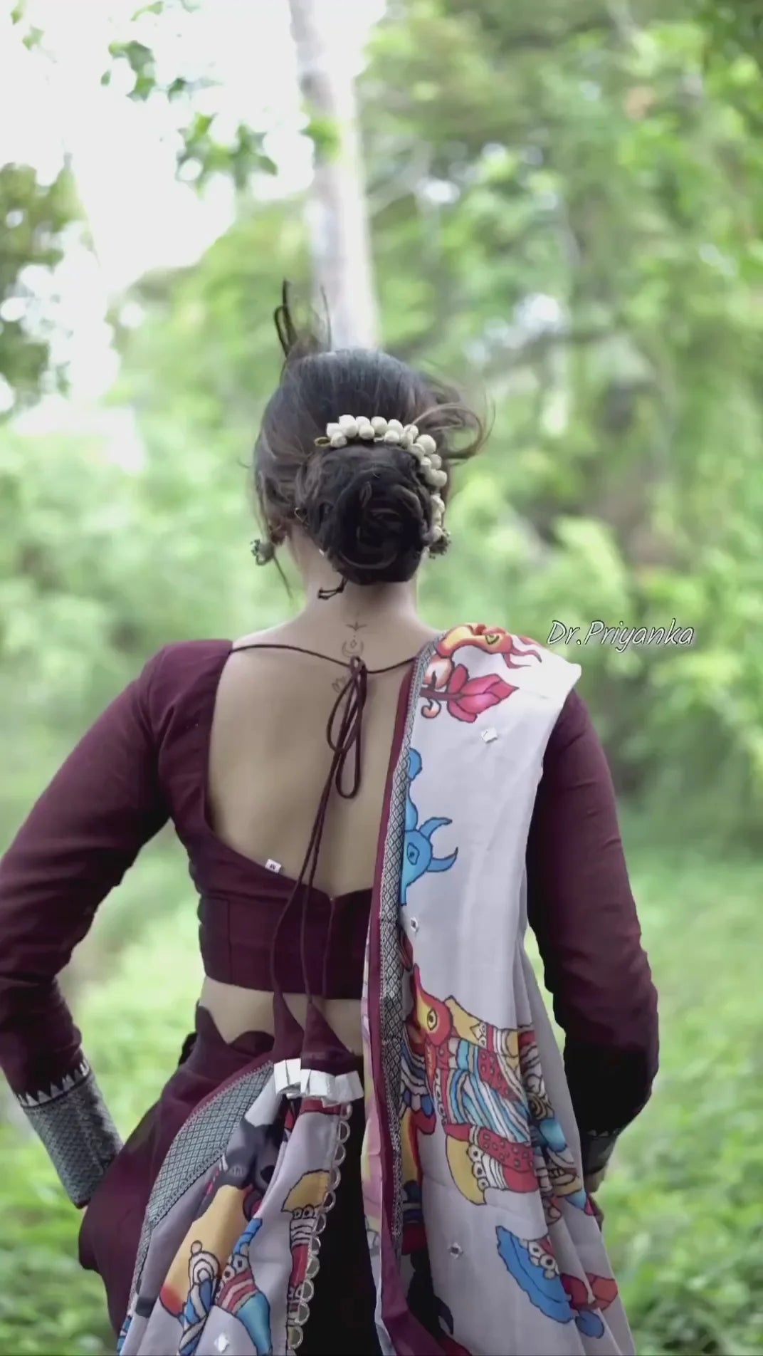 Elegant kalmakari lehenga , light shades to complement to create beautiful aura in all function