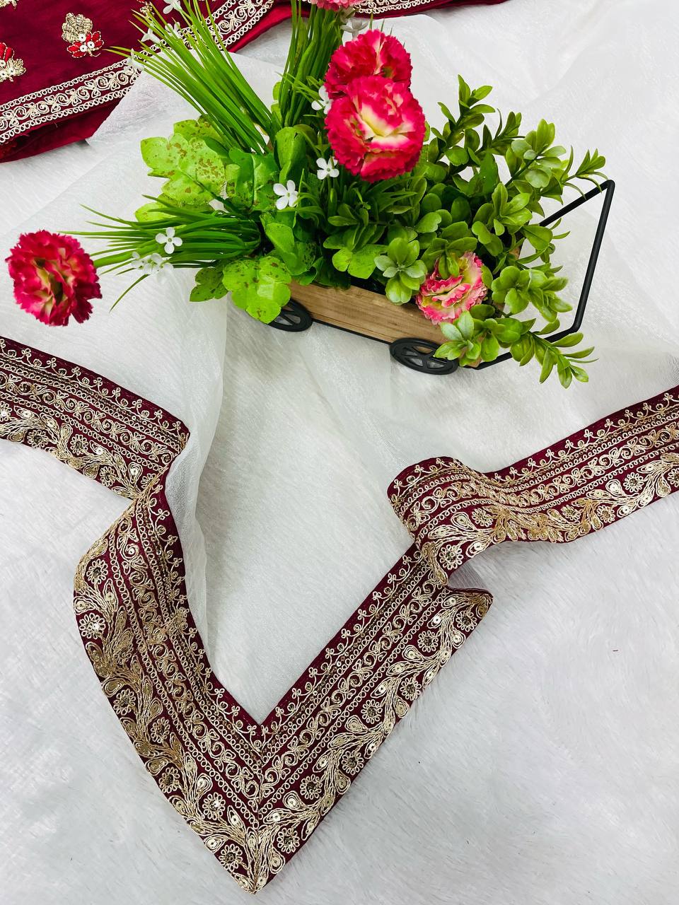 Banarasi crush Saree