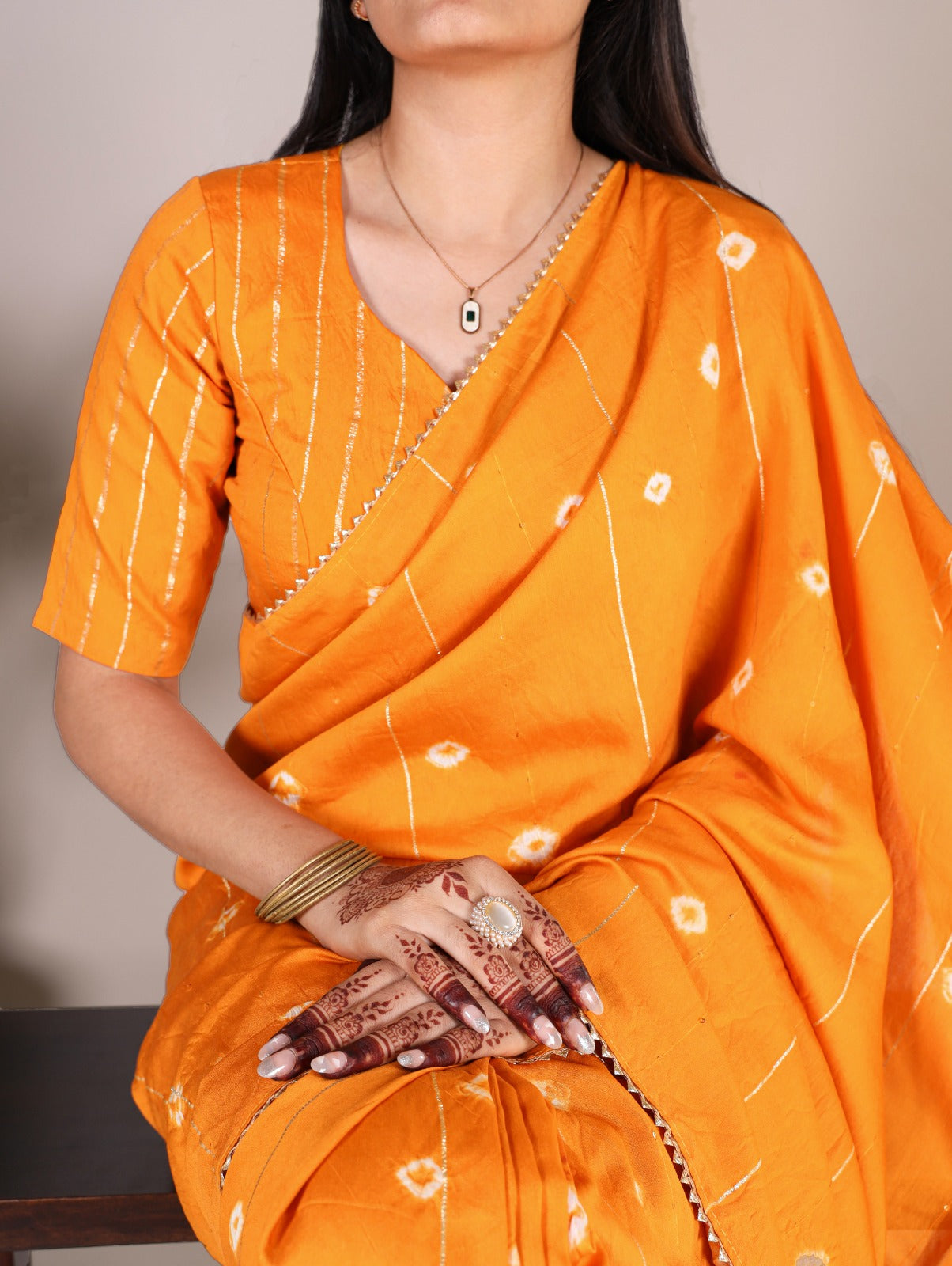 Elegance meets ethereal charm in this enchanting Viscose chanderi saree