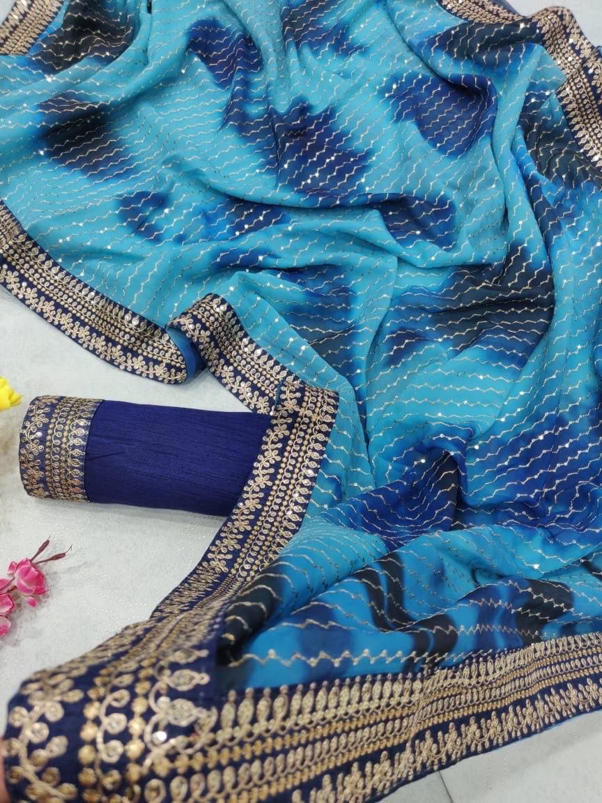 designer wear sequence saree