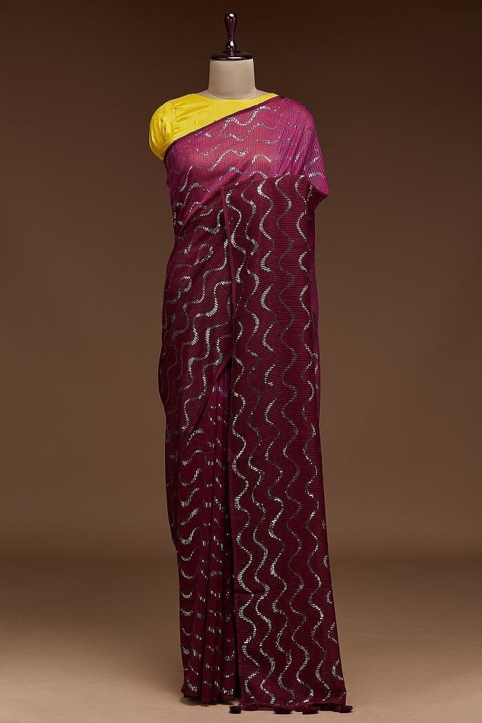 amazing designer Sequance Saree