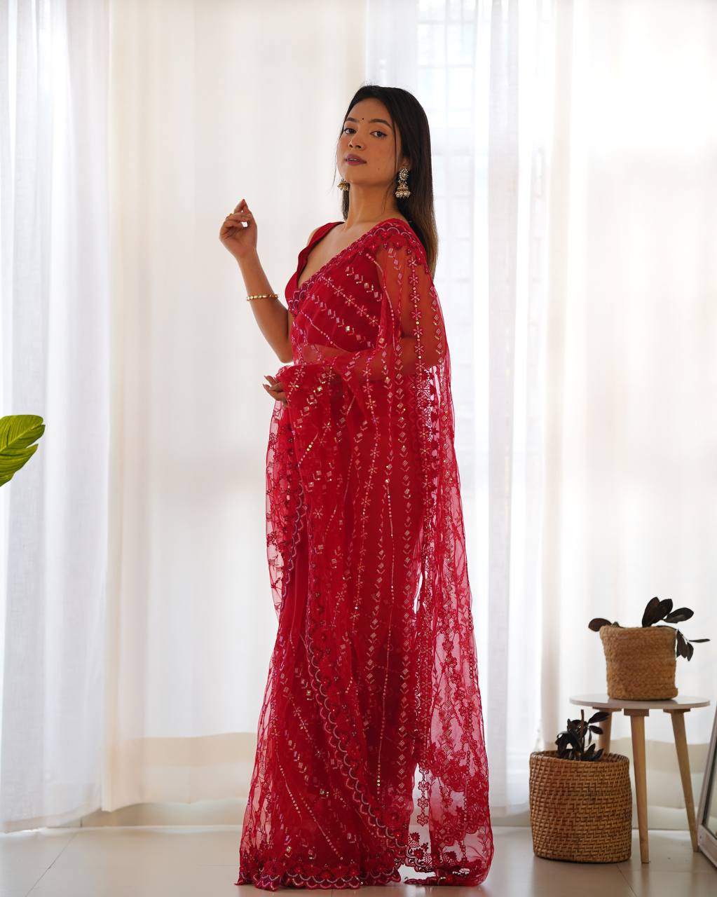 Designer Embroidered Saree Collection