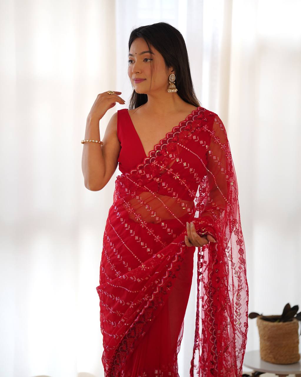 Designer Embroidered Saree Collection