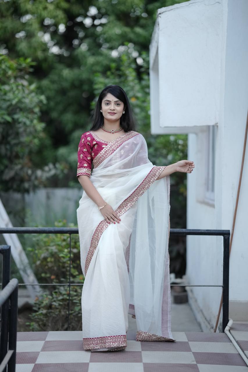 *🪡 Adorable and Most Beautiful Designer Saree*