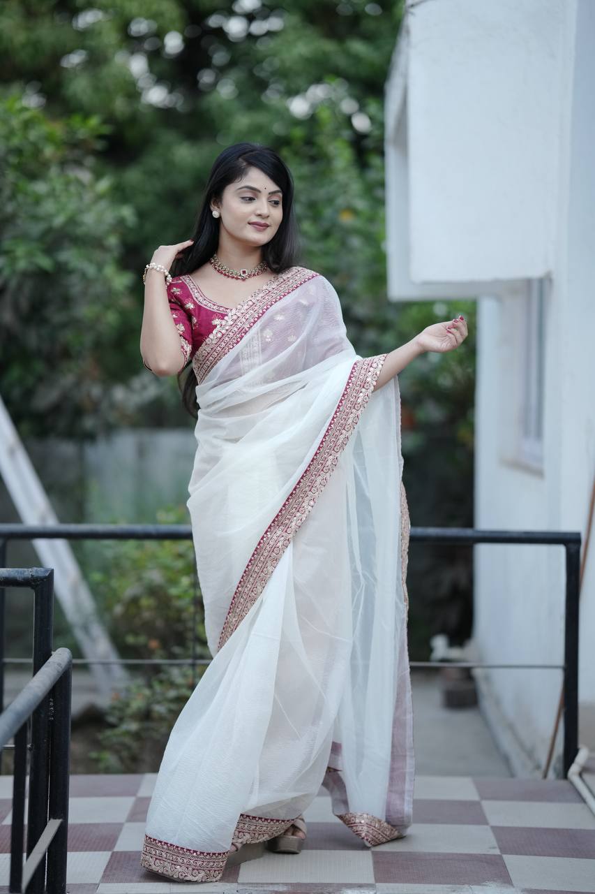 *🪡 Adorable and Most Beautiful Designer Saree*