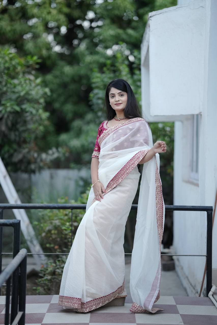 *🪡 Adorable and Most Beautiful Designer Saree*