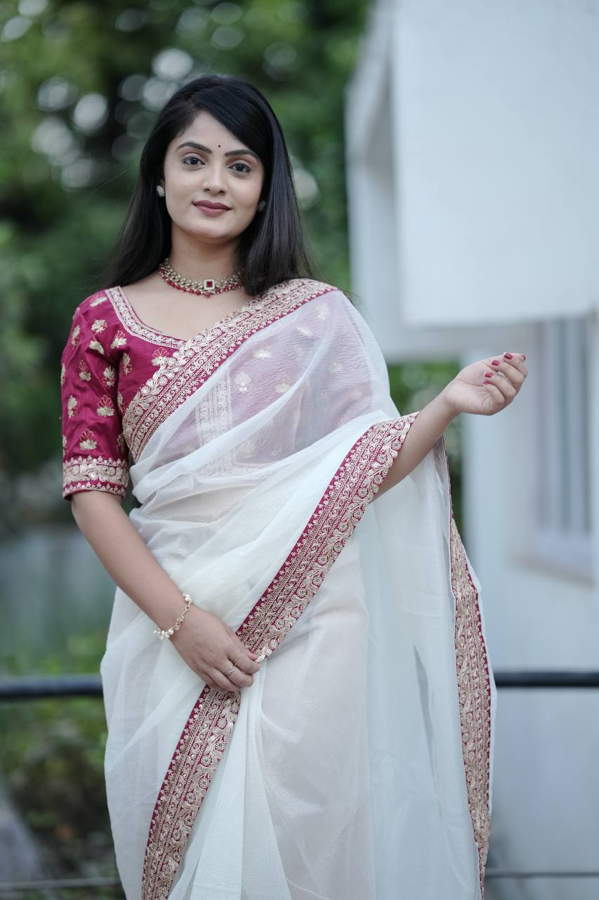 *🪡 Adorable and Most Beautiful Designer Saree*