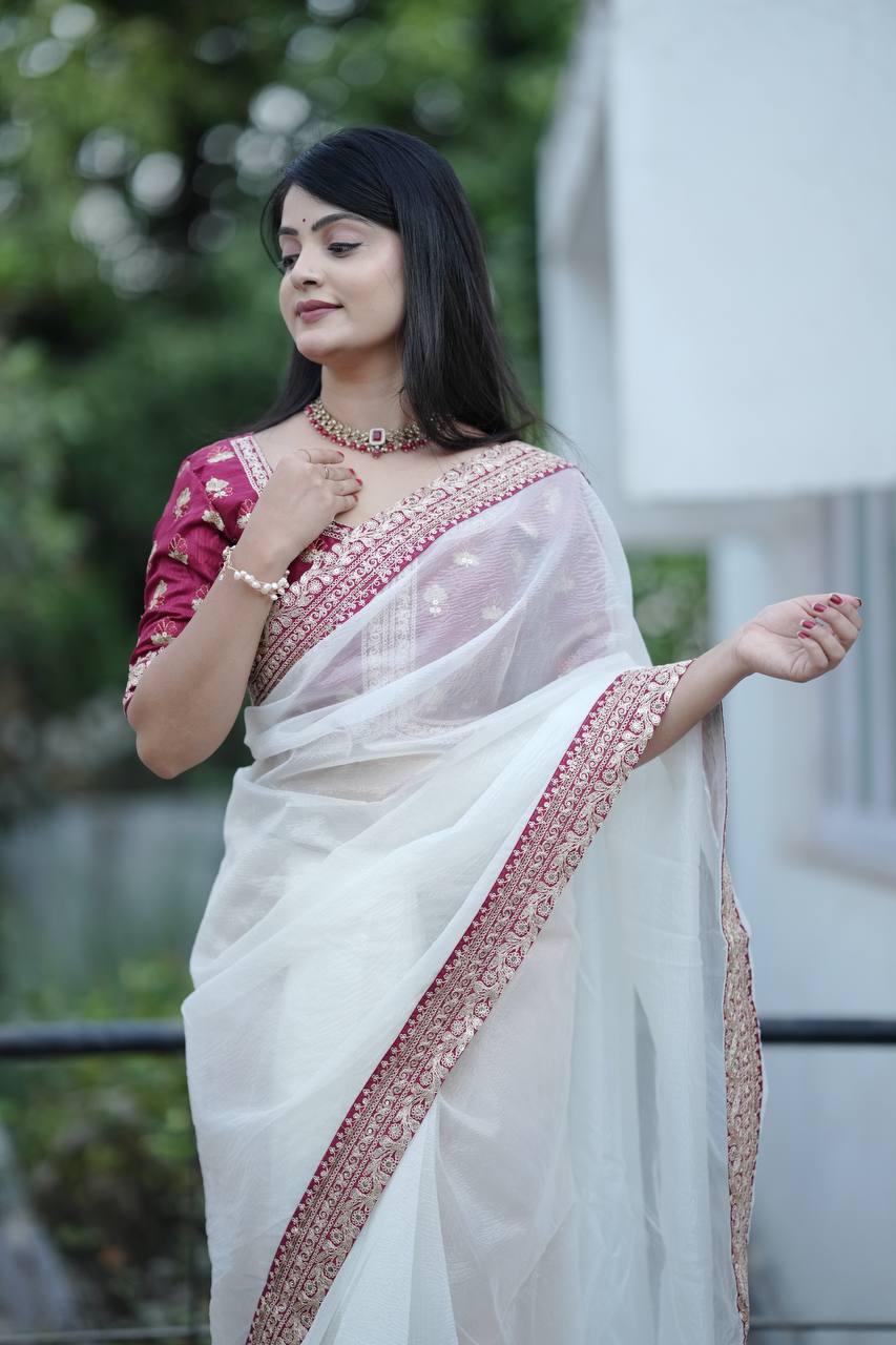 *🪡 Adorable and Most Beautiful Designer Saree*