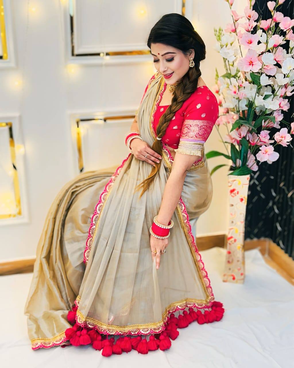 *🪡 Adorable and Most Beautiful Designer Saree *