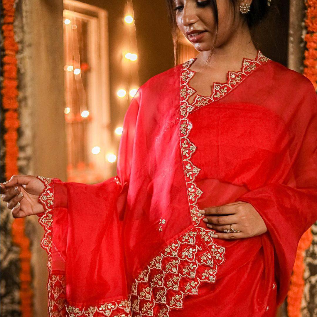 *🪡 Adorable and Most Beautiful Designer Saree *