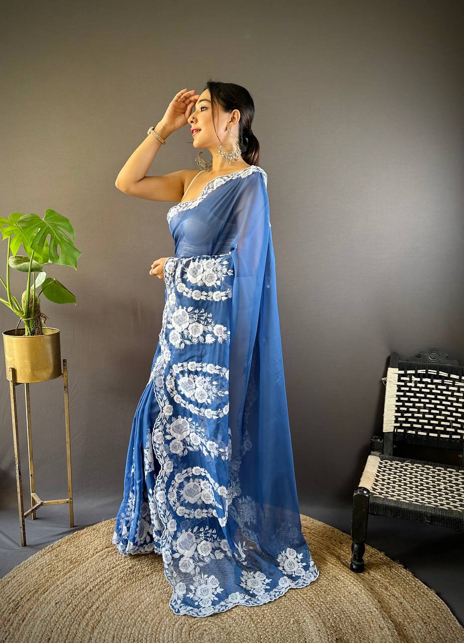 *🪡Beautiful Thai Organza saree Collection *